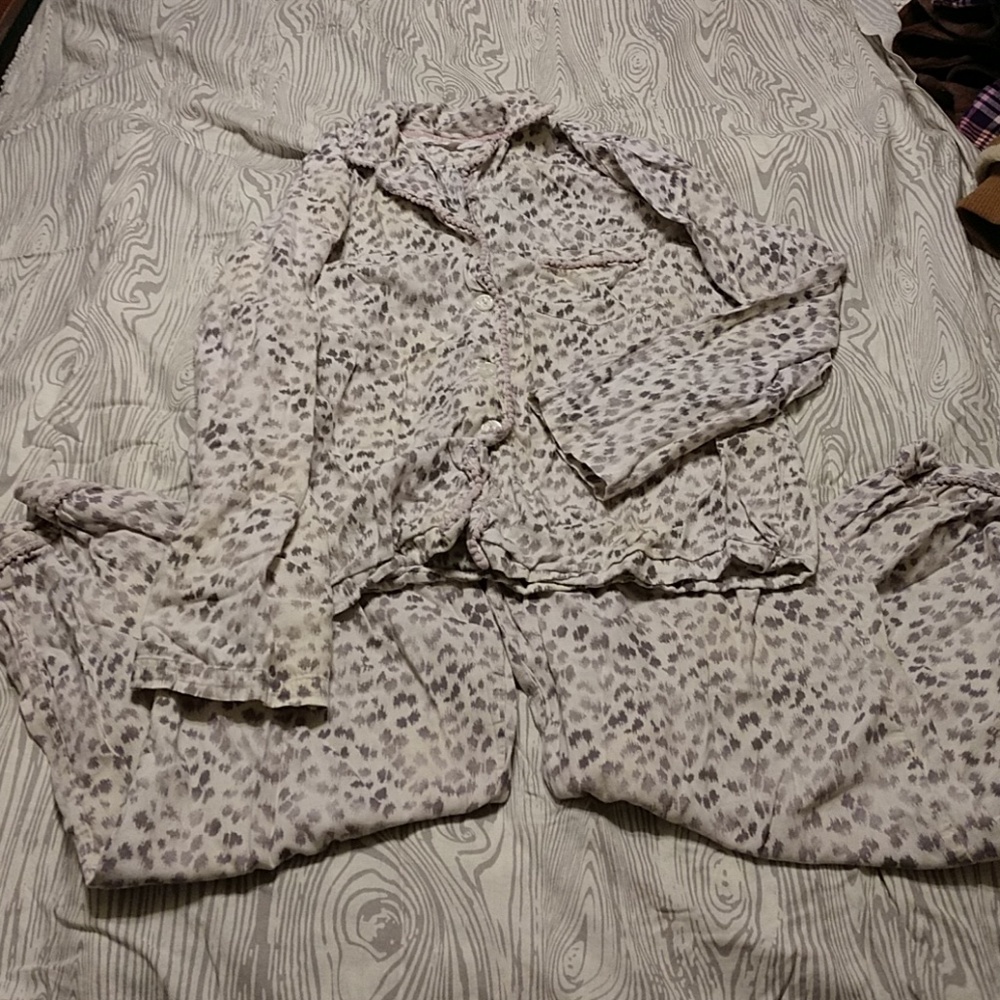 Victoria Secret leopard print pajama set